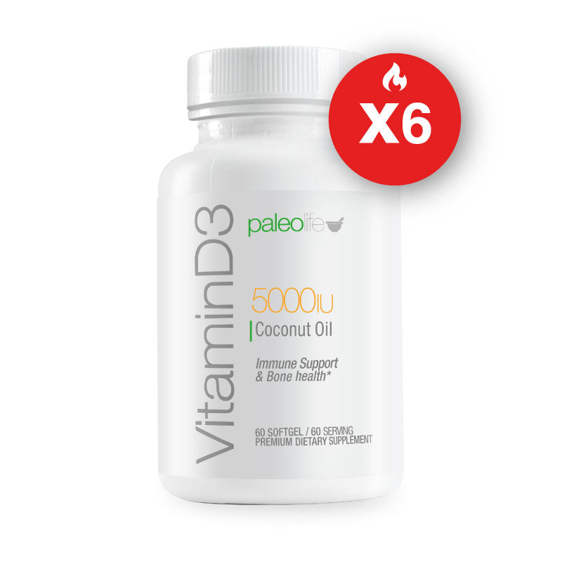 Vitamin D3 5000 IU + Aceite de Coco