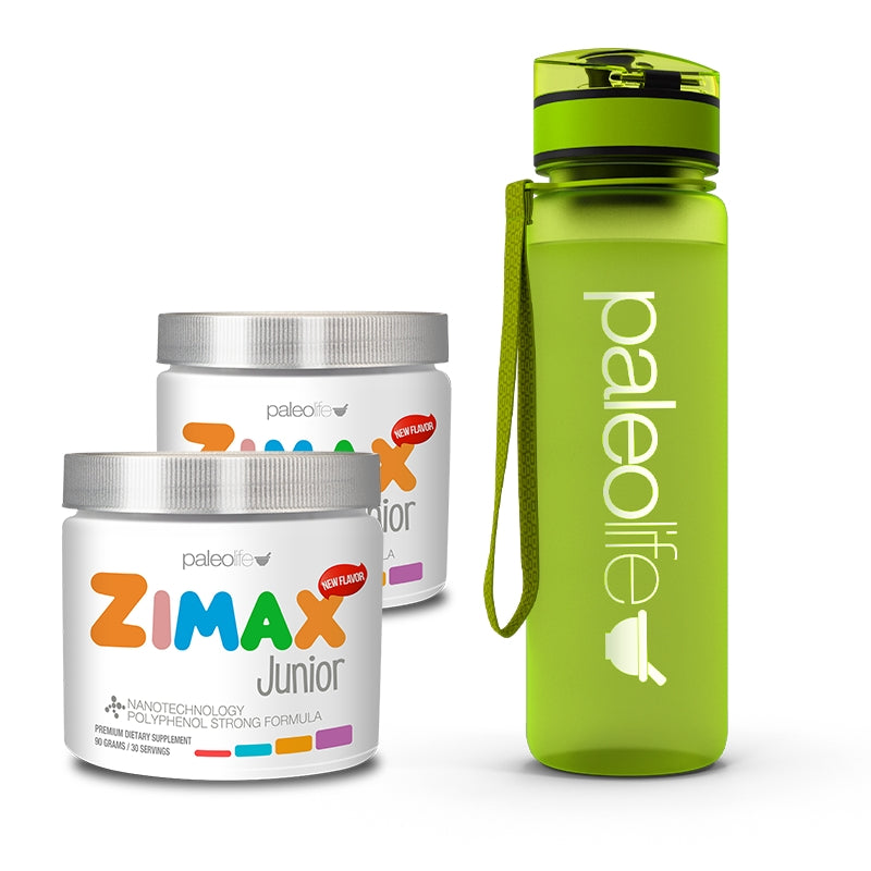 2 Zimax® Junior + Botella Motivacional Gratis*