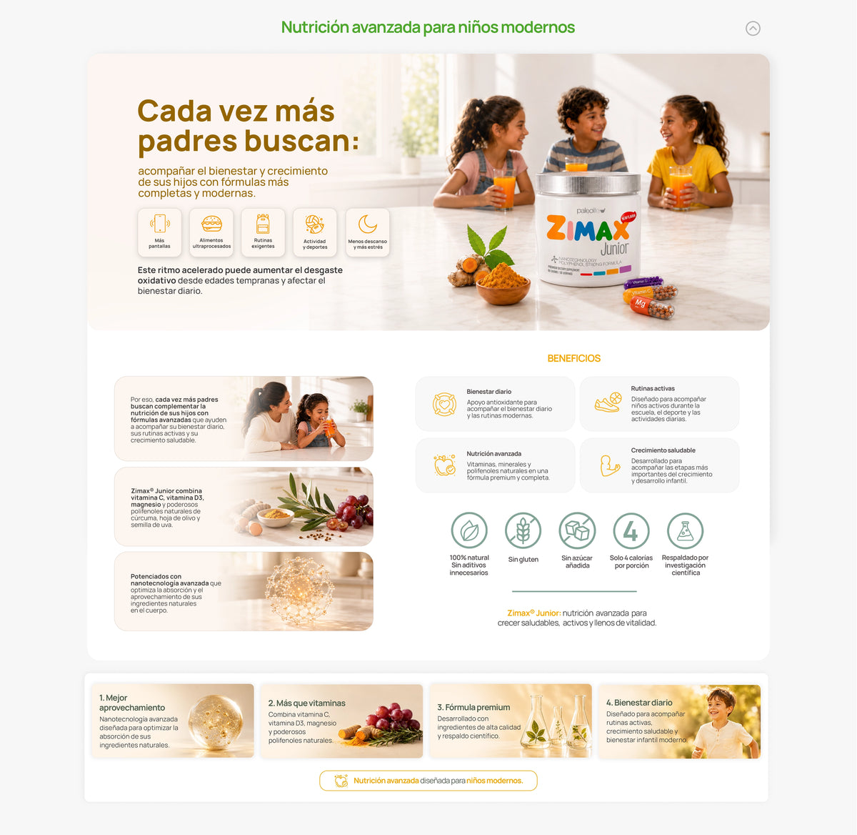 Información del suplemento