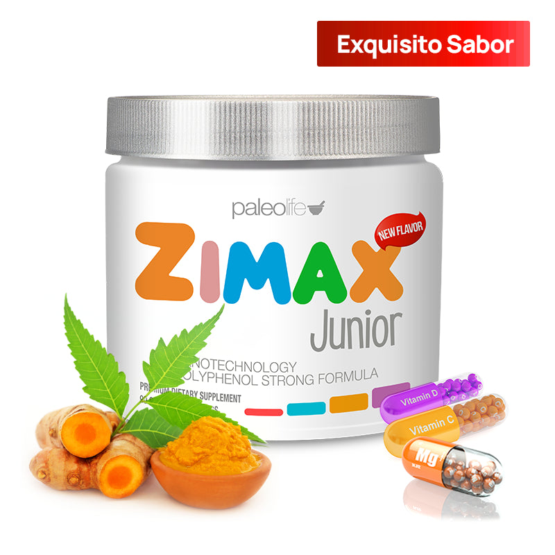 Zimax Junior  ¡ANTIOXIDANTE NATURAL NUEVO SABOR! 3 MESES DE ANTIOXIDANTES