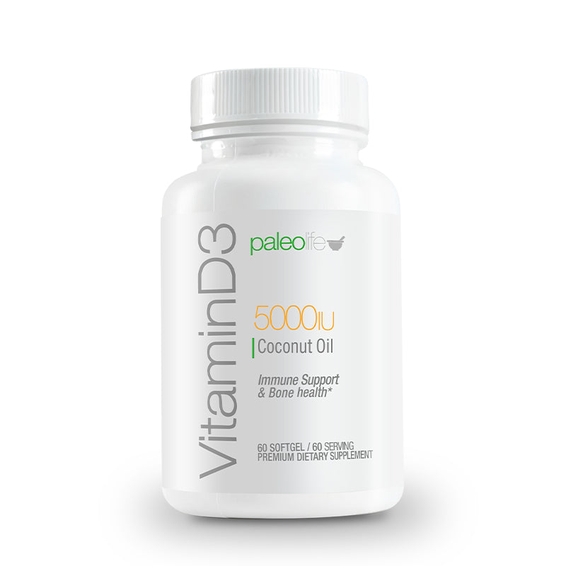 Vitamin D3 5000 IU  + Aceite de Coco