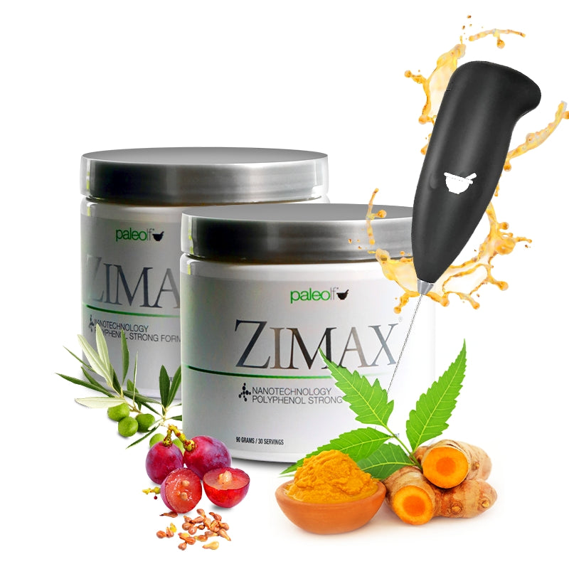 ZIMAX® Antioxidante envase - 2 Pack - 60 días + Batidora Premium Gratis + Envío Gratis dentro de Usa  - AV